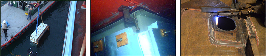 Permanent Underwater Hull Repair